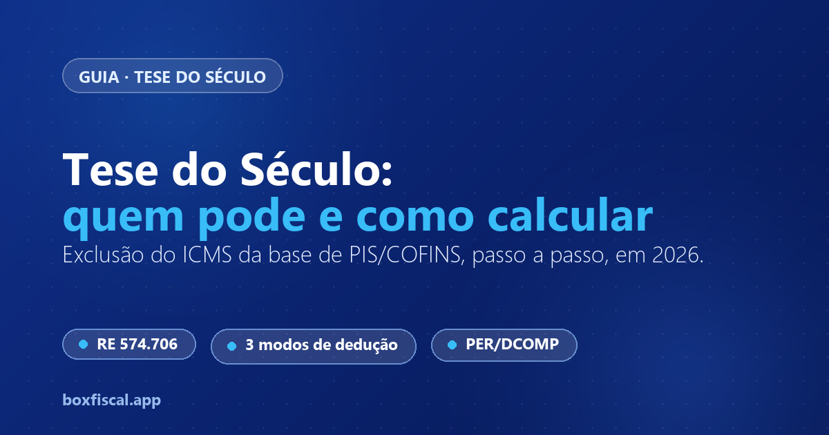 Tese do Século (RE 574.706): quem pode e como calcular em 2026