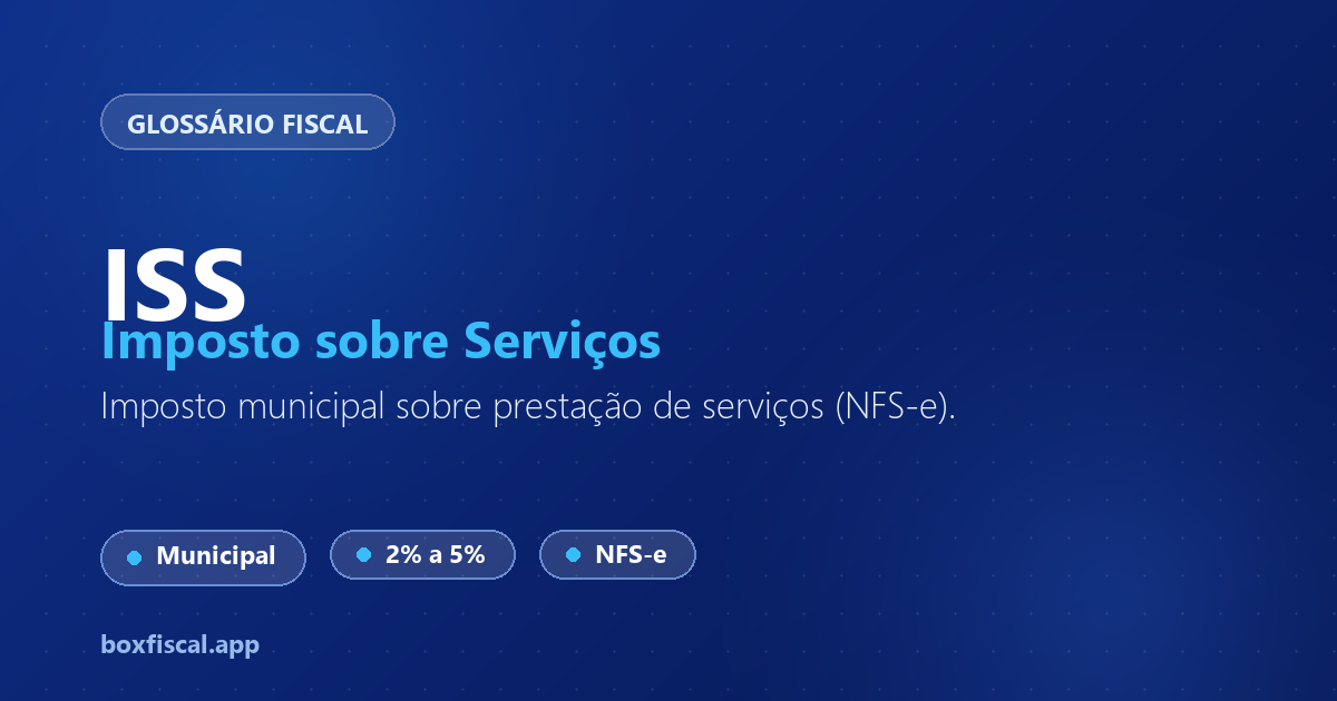 ISS — Imposto sobre Serviços